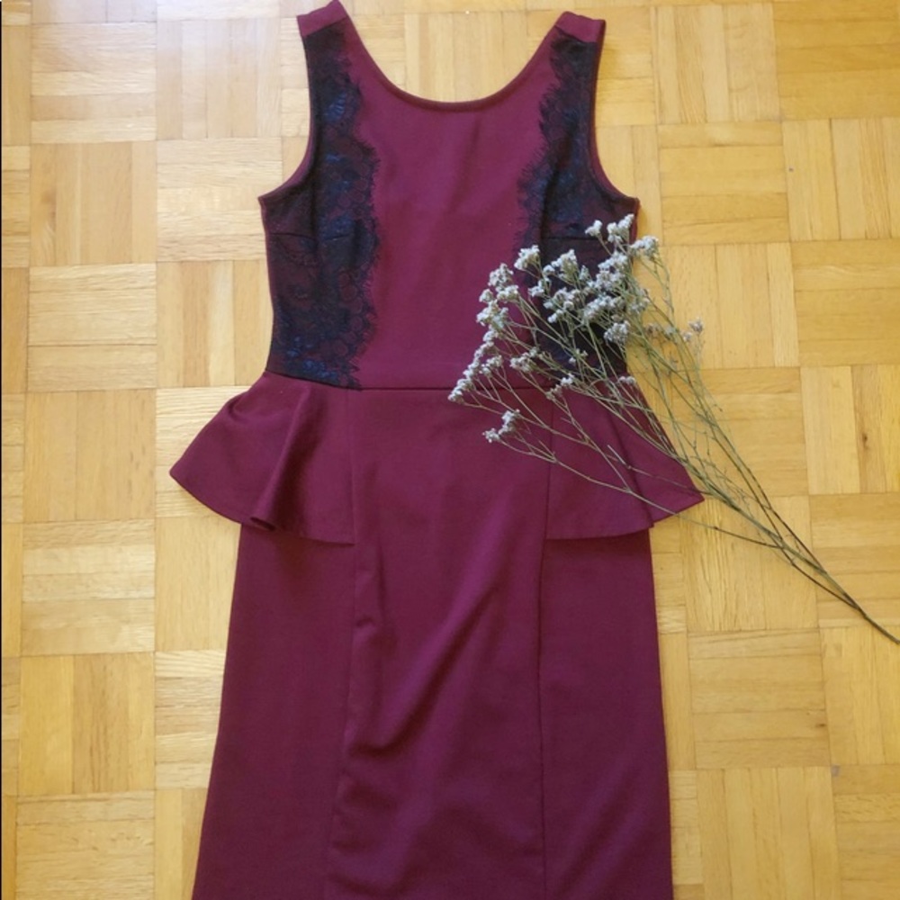 Beautiful burgundy dress